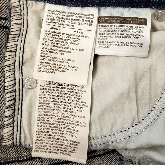 Levi's Women's Mid Rise Skinny Jeans Sz 10M - Picture 4 of 6